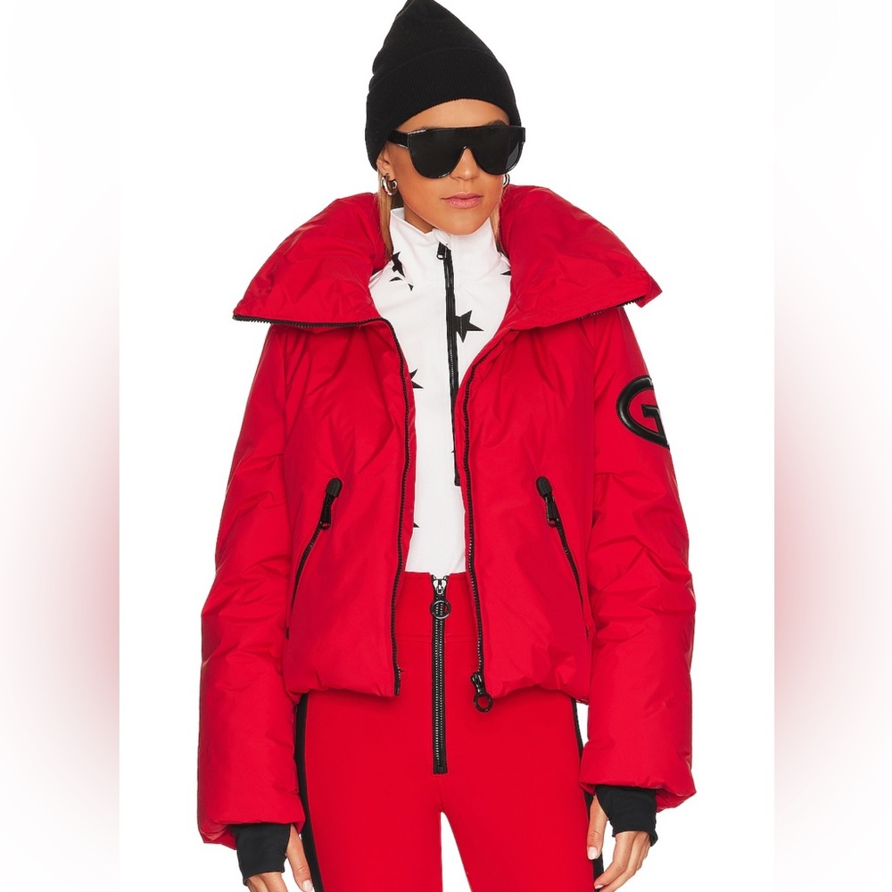 Goldbergh Porter Puffer jacket in flame red NEW